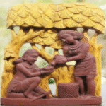 Wooden Paj Landa Artwork