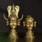 Bastar Dhokra King Queen Paper Weight